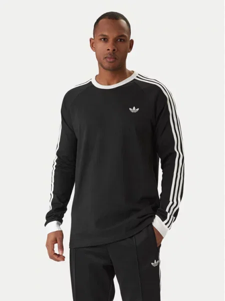 Adidas Majica z dolgimi rokavi črna
