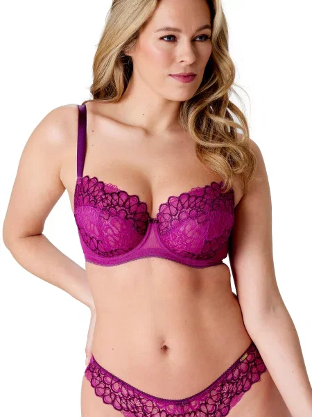 Бюстгальтер GOSSARD Swirl малиновий поліамід/поліестер