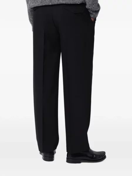 Pantaloni Biagio Santaniello de lână negru