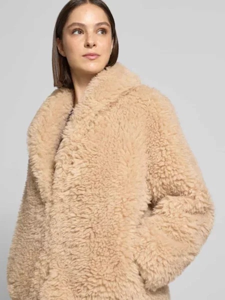 Spodnie o kroju regular fit z futerka model COSETTA' Marella