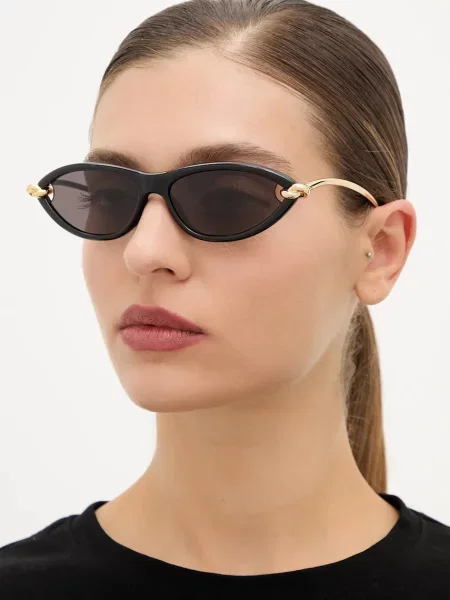 Bottega Veneta slnečné okuliare dámske čierna