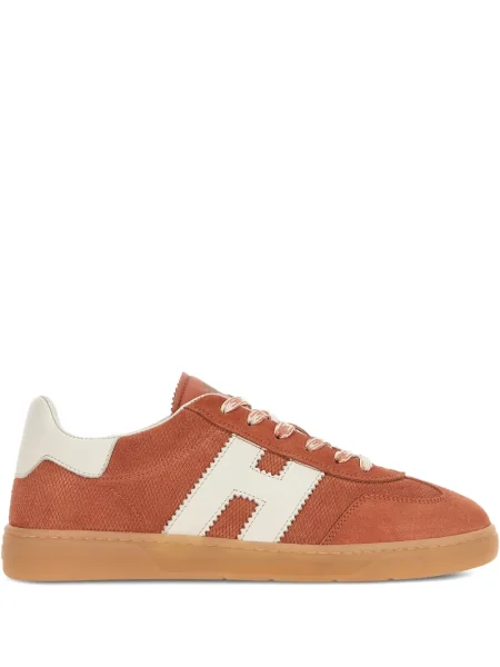 Sneakerși Hogan din piele de căprioară maro