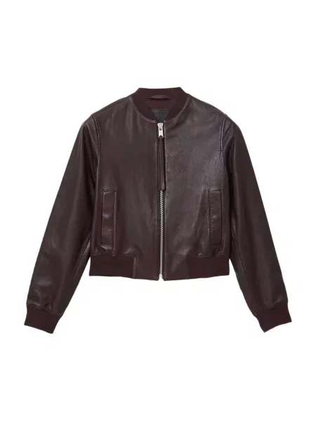 AllSaints Geacă de primăvară-toamnă ORTEN bordeaux roșu