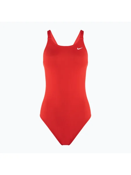 Costum de baie dintr-o singură piesă pentru femei Nike Hydrastrong Solid Fastback roșu