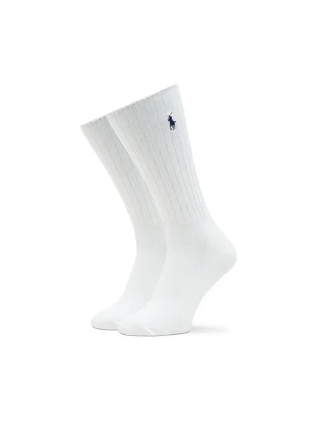 Polo Ralph Lauren Vysoké pánske ponožky biela