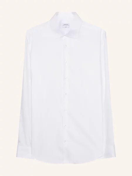 Seidensticker Koszula Biznesowa Slim Fit weiss biała