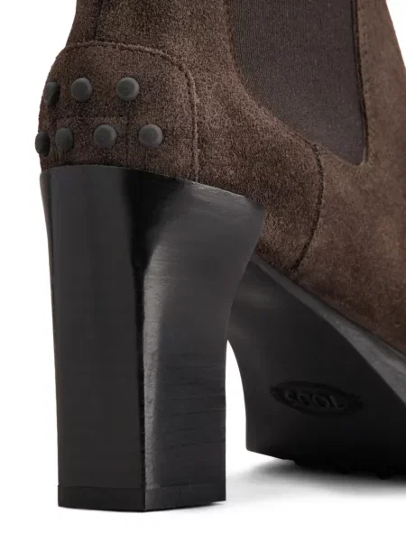 Botine chelsea Tod's din piele de căprioară maro