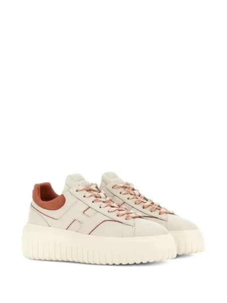 Sneakerși Hogan cu dungi cu platformă