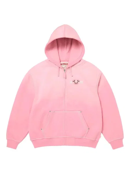 Hanorac cu glugă Supreme roz