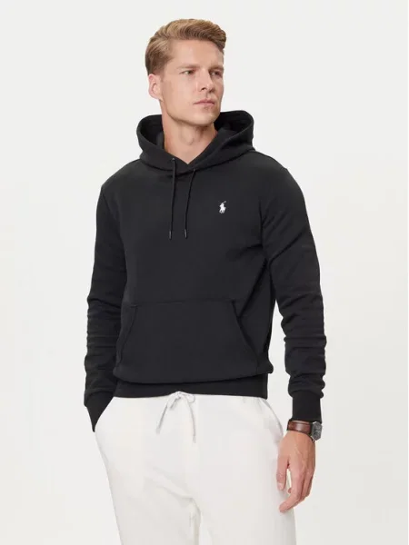 Polo Ralph Lauren μπλούζα με κουκούλα ανδρική μαύρο