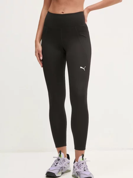 Puma legginsy treningowe Essentials gładkie czarny