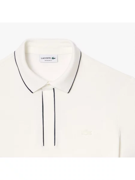 Поло Lacoste белое