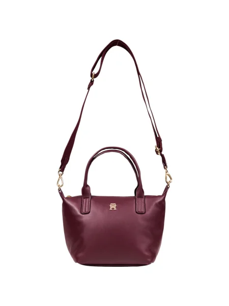 Geantă de mână Tommy Hilfiger bordo