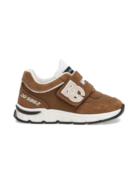 Sneakersy dziecięce Dolce And Gabbana brązowe