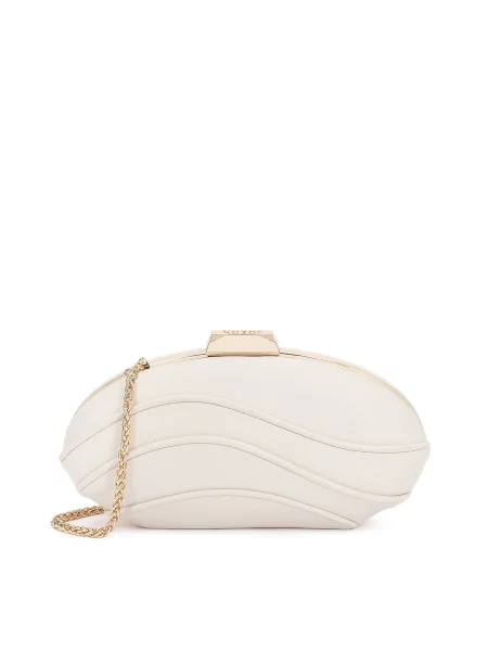 Kazar Pisemska torbica off-bela bela