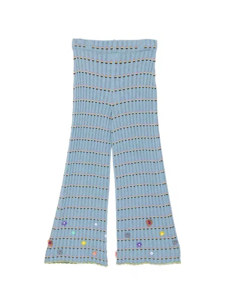 Pantaloni Yanyan Knits albastru
