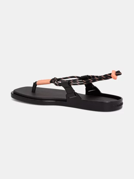 Calvin Klein sandały BEACH SANDAL ROPE PU 2 czarne