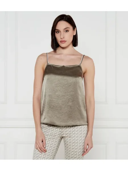 Szatén felső Marc Cain khaki