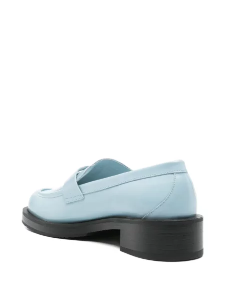 Pantofi loafer Stuart Weitzman din piele albastru
