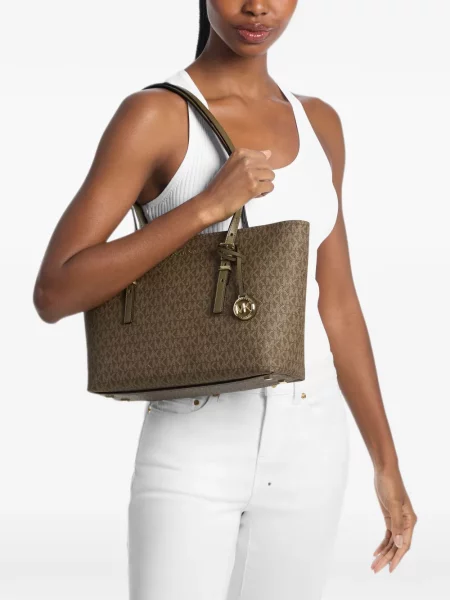 Geantă shopper Michael Kors maro