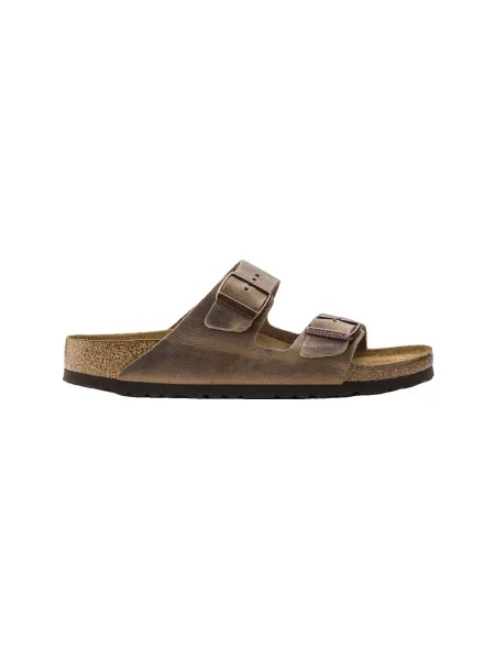 Pantofi Birkenstock din nubuc maro