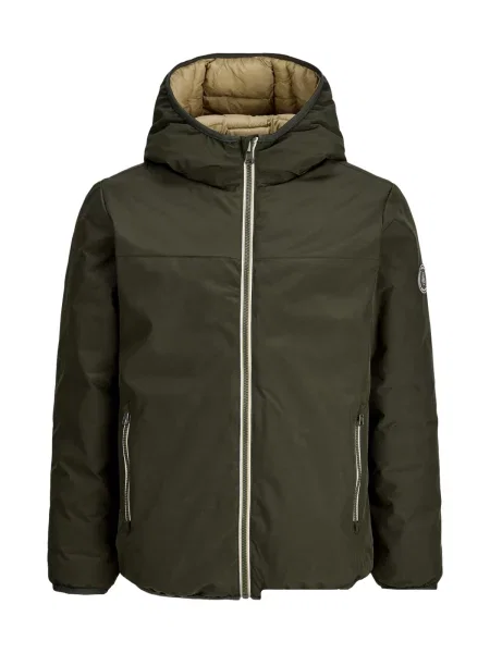 Jack & Jones Junior Zimná bunda JJBrooklyn olivová