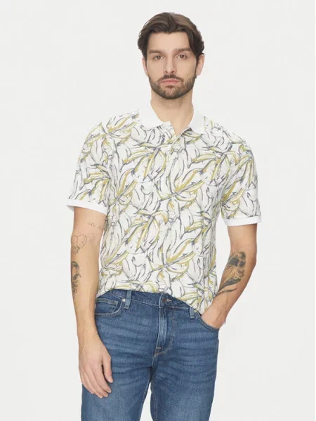 Jack&Jones Polokošile Split bílá
