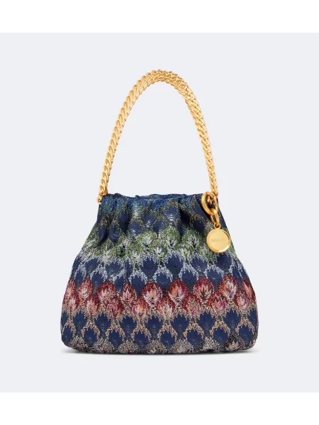 Top Missoni albastru