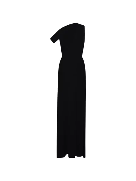 Rochie Gemy Maalouf din crep cu un umăr gol negru