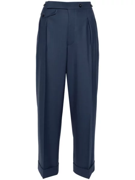 Cropp pantaloni Victoria Beckham albastru