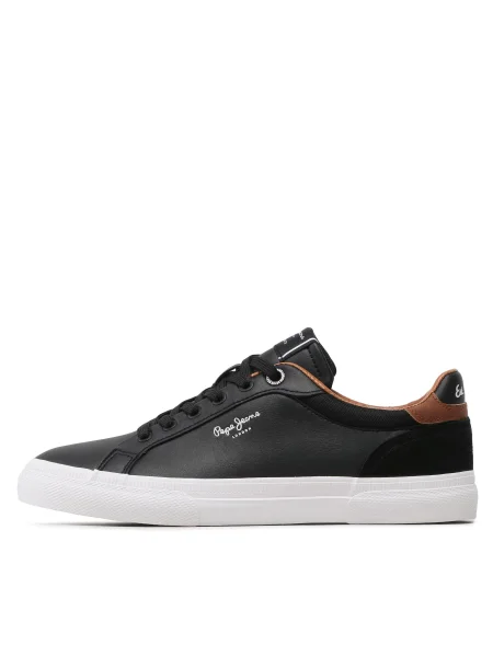 Sportcipő Pepe Jeans Kenton Court Bllack fekete