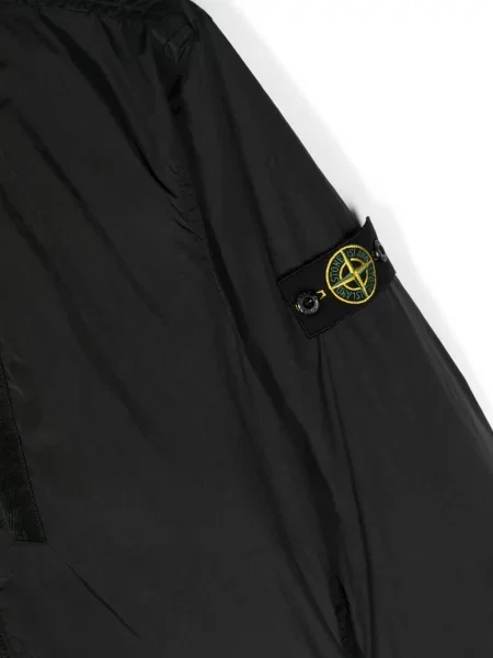 Kurtka bomber dziecięcy Stone Island czarny