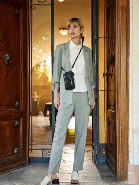 Pantaloni Marisse alb