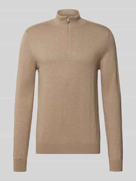 Bluza z kołnierzem o kroju regular fit z czystej bawełny model ‘BERG’ Selected Homme