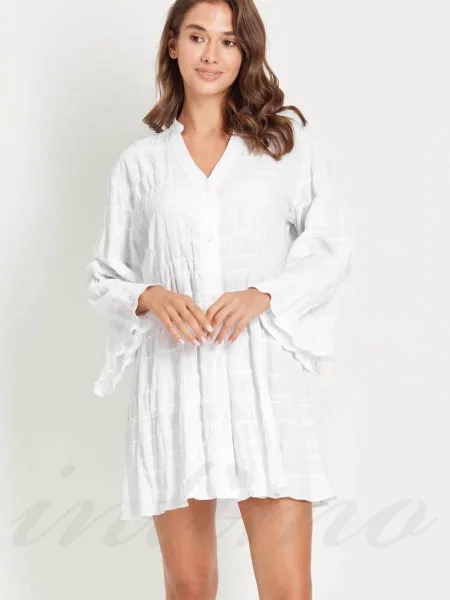 Пляжная туника біла