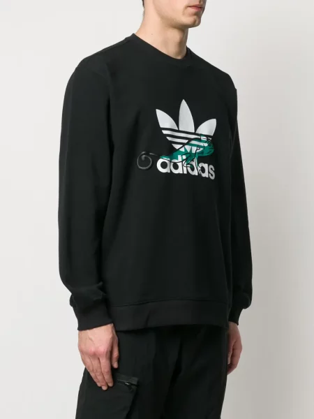 Hanorac Adidas cu imagine negru