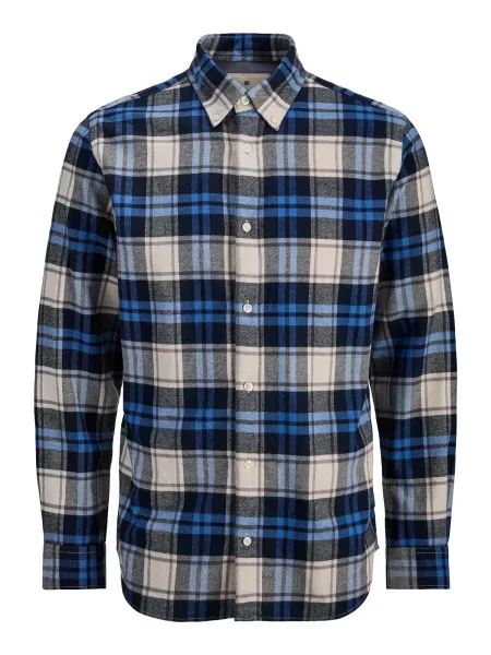Jack & Jones Premium Cămașă JPRBLUBarkley albastru / albastru noapte / deschis gri