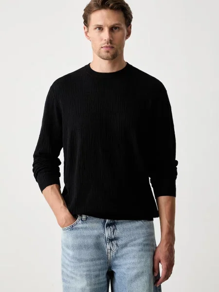 Armani Exchange pulover pentru bărbați cu vâscoză