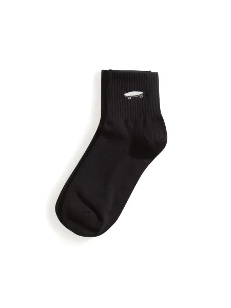 VANS Șosete Salton negru alb