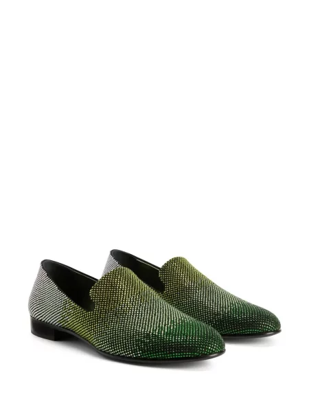 Kalnų krištolas loaferiai Giuseppe Zanotti žalia