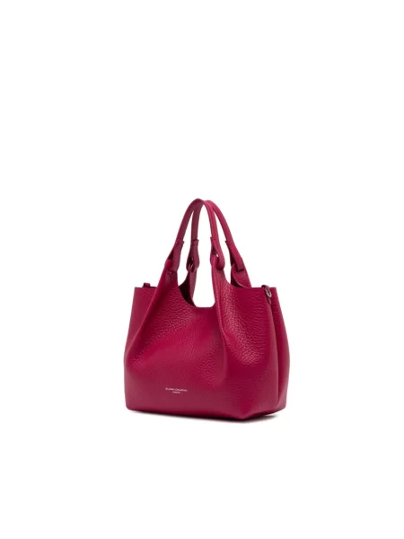 Gianni Chiarini Torebki Kobieta Fioletowy ONE SIZE Skóra Dua Tote Bag różowa