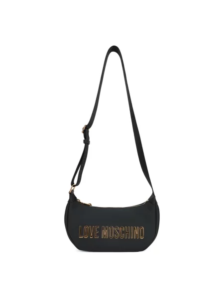 Torebka Love Moschino z logo czarna