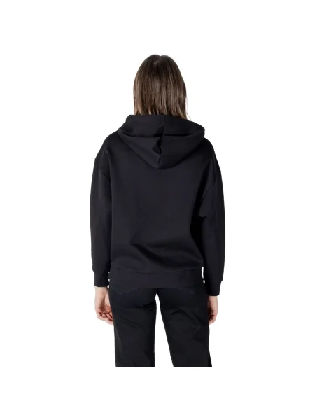 Armani Exchange Hanorac | Relaxed fit negru