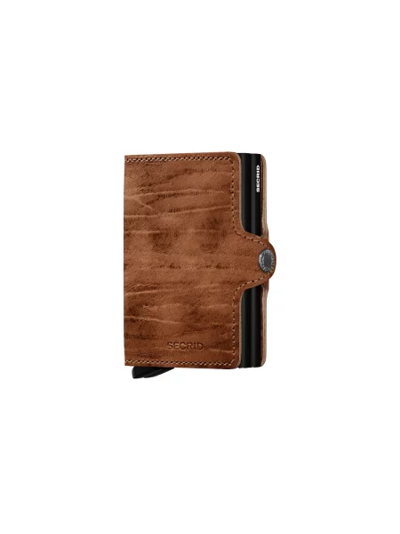 Secrid Twinwallet Dutch Martin Whiskey Unisex Portfel Secrid TDM-Whiskey-One-size Size: One size brązowy