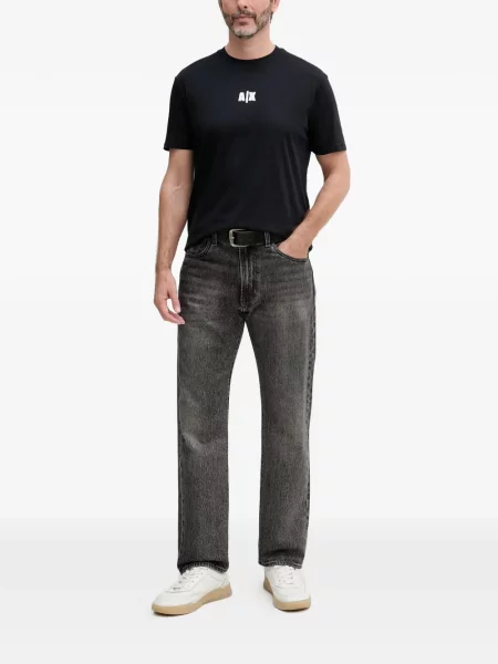 Tricou Armani Exchange cu imagine negru