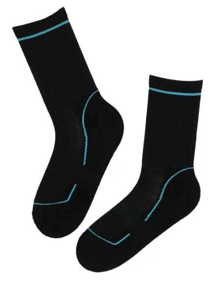 Sokisahtel Κάλτσες HIKER merino wool socks' μαύρο