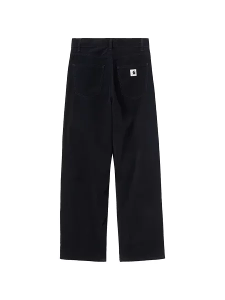 Blugi drepți Carhartt Wip cu autograf negru