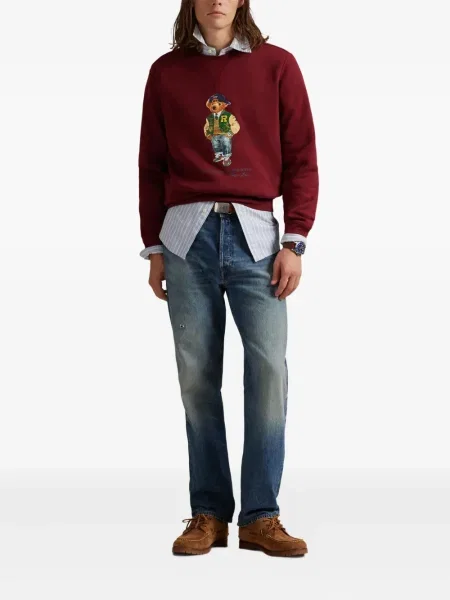 Ριγέ δερμάτινος κάλτσες Polo Ralph Lauren με κορδόνι μαύρο