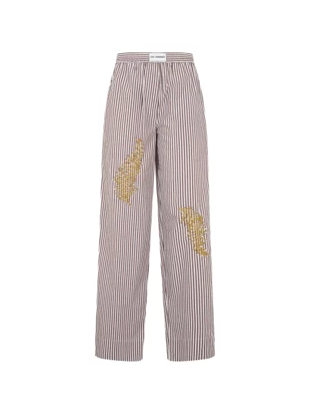 Pantaloni Des Phemmes cu paiete maro