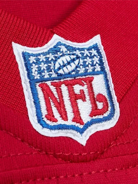 Cămașă Mitchell & Ness din jerseu roșu
